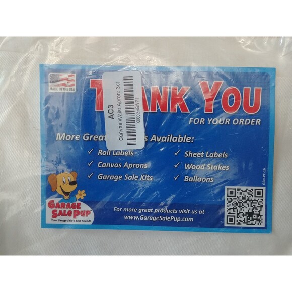 Canvas Waist Apron 3 pack - Picture 4 of 4